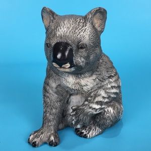 HOMCO Vintage Koala Bisque Porcelain Figurine EUC